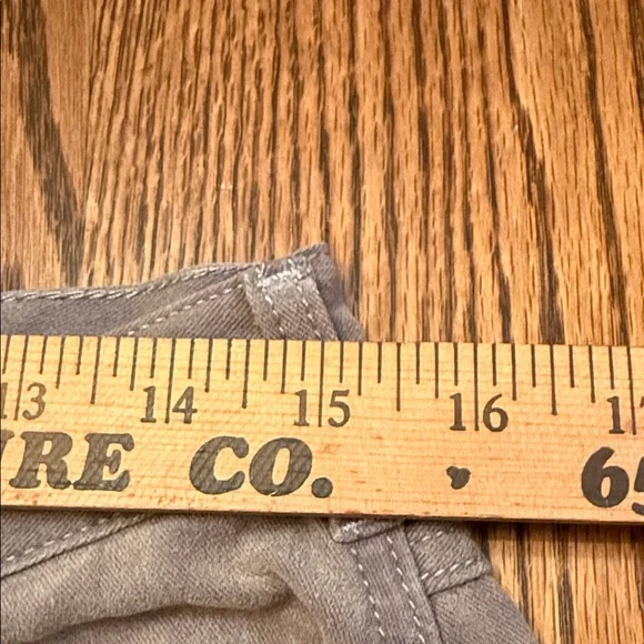 POL Patchwork Distressed Cotton Cropped Pants Boho Lagenlook Size M - Picture 15 of 16